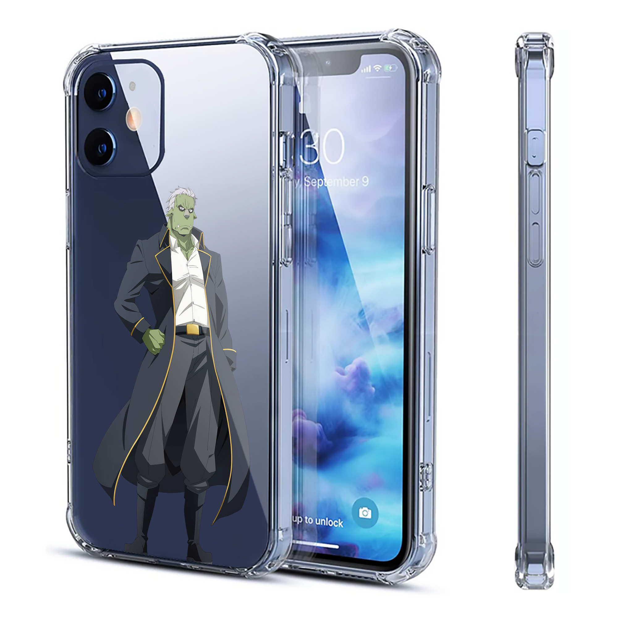 （画像用） 転スラ Regarding Reincarnated to Slime 【iPhone 12シリーズ対応】透明スマホケース（クリアソフトケース）
